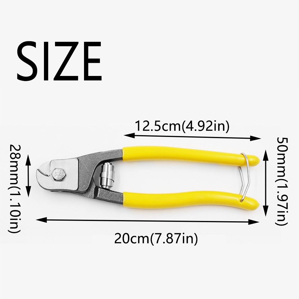 Waterproof Bike Wire Pliers Large Opening Cable Wire Pliers Durable Wire Stripper Hardware Tool