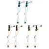 Reflective Bike Pants Strap High Visibility Cycling Pants Cuff Band Adjustable Bicycle Trouser Bands for Outdoor Sports
