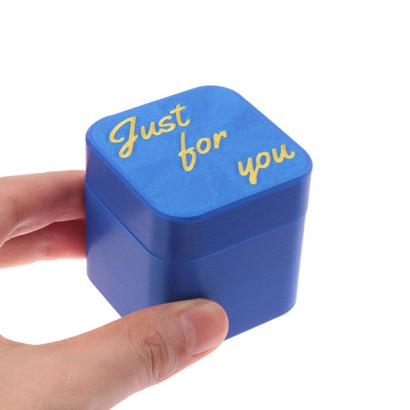 1 Bucată Imprimare 3D Deget Mijlociu Cutii Cadou de Crăciun Deget Mijlociu în Cutie Artizanat Decorativ Creativ Amuzant Joc de Familie Cadou Jucărie