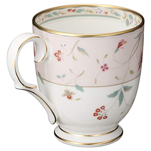 Noritake Mugs (Color-Changing Pair Set) 320cc, Floral Print, Pink and Blue Bone China, P50755A/4409-56