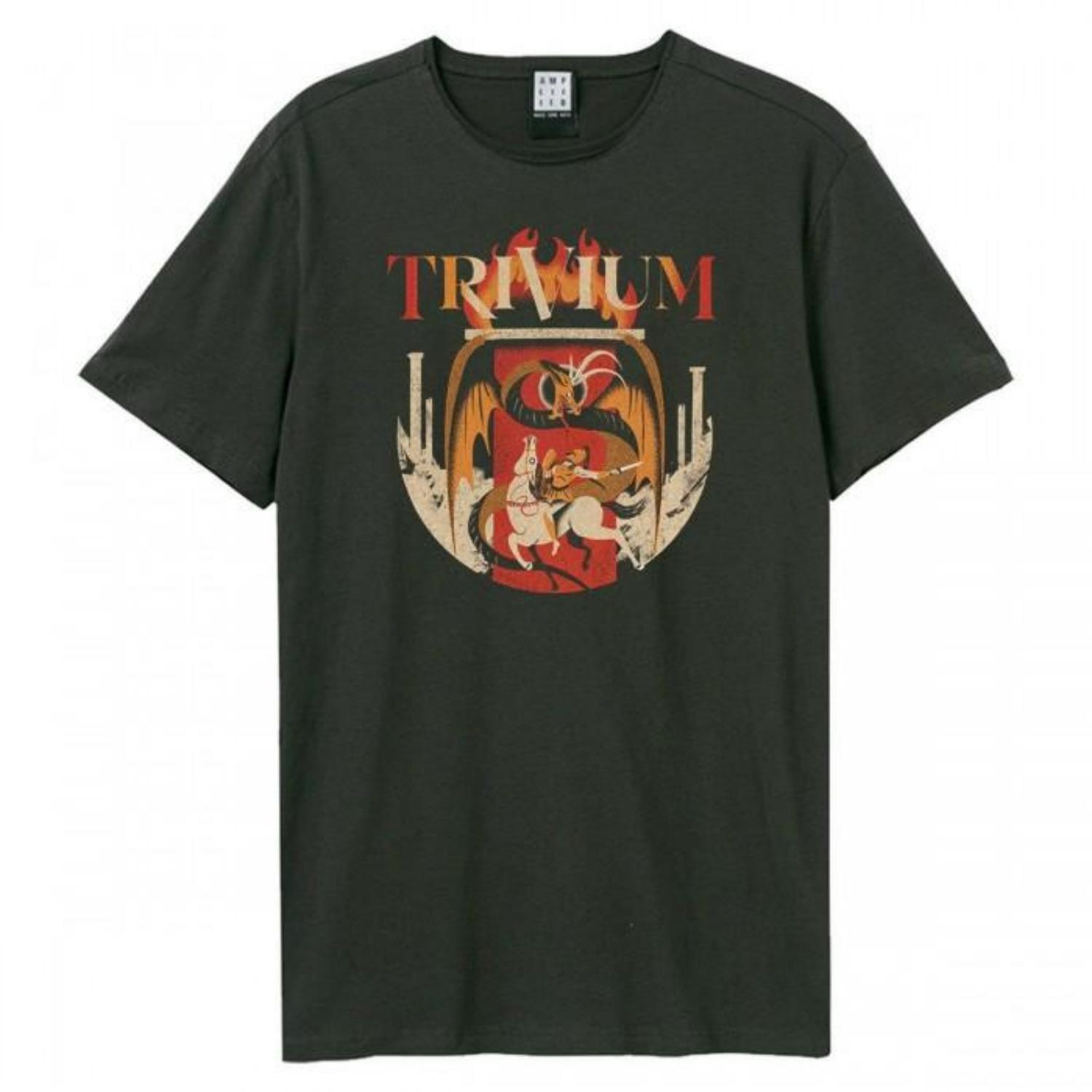 Amplified Unisex Adult Knights Vs Dragons Trivium T-Shirt S разноцветный