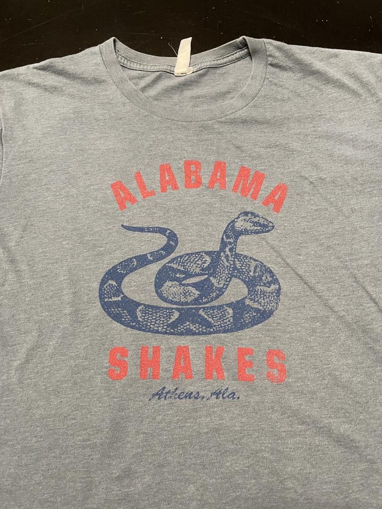 Alabama Shakes Band T-Shirt, Blue/Gray, Tag Faded - Fits: Large Unisex T-Shirt