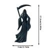 1Pcs 3D Printed White Dress Ghost Sculpture Model Ornament Funny Ghost Statue Halloween Indoor And Outdoor Decoration