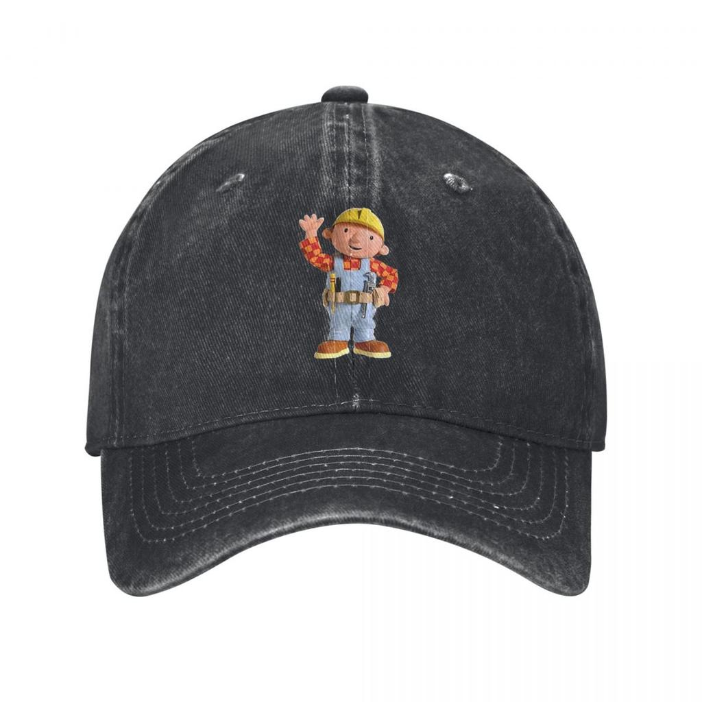 Bob The Builder And Friends Unisex Women Baseball Caps Distressed Denim Caps Hat Retro Outdoor Summer Snapback Cap