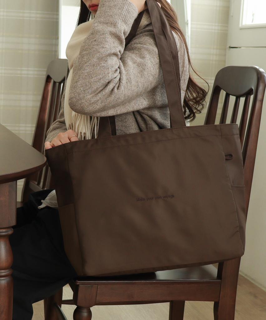 0614Story Ver2.Voyage Shoulder Bag (Dark Brown)