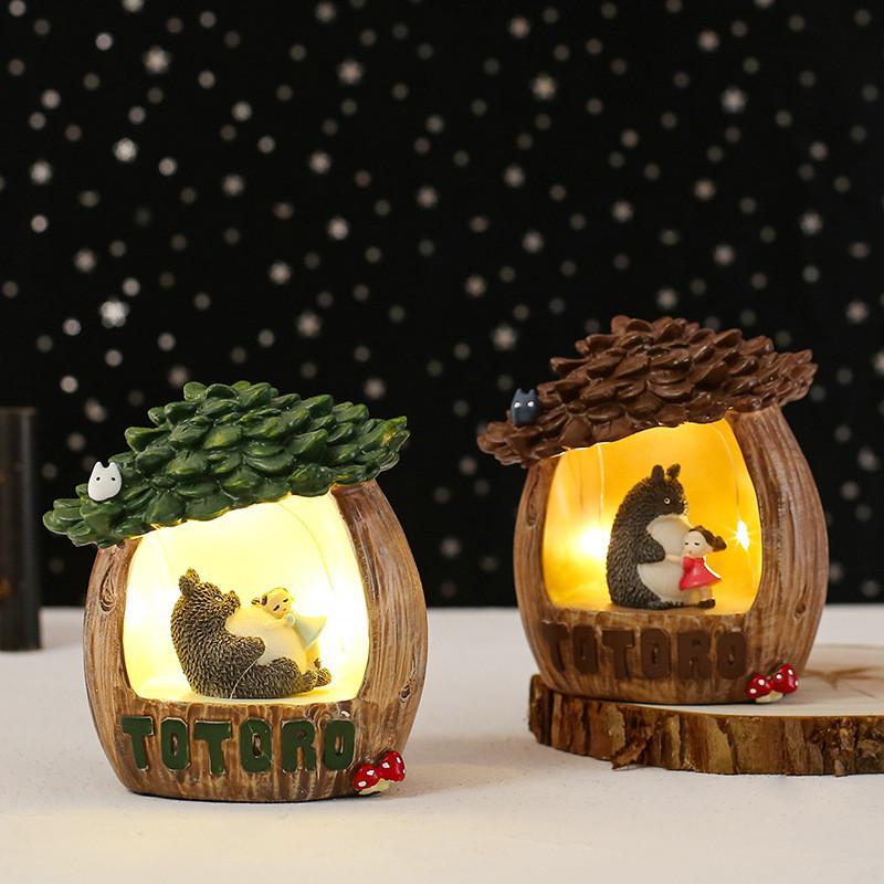 Cute Gift Creative Girl Tree House Elf Star Lights Button Powered Battery