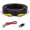 QXNY 6M Video Cable for Reverse Backup Camera Car Rear View Parking Universal Wire Match with Multimedia Monitor with Power
