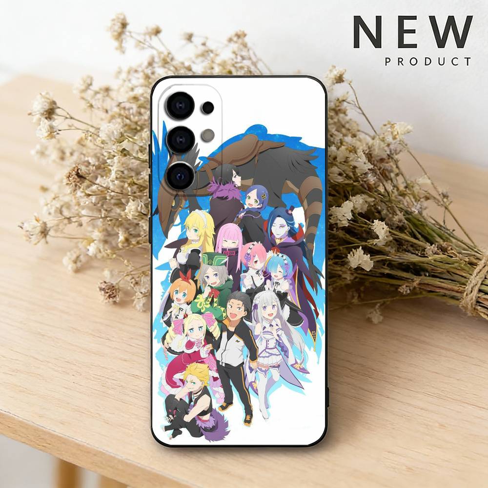 Re Z-ZERO Starting Life in Another World phone Case For Samsung S26,25,24,21,22,23,30,20,Ultra,Plus,Fe,Lite Black Soft Cover