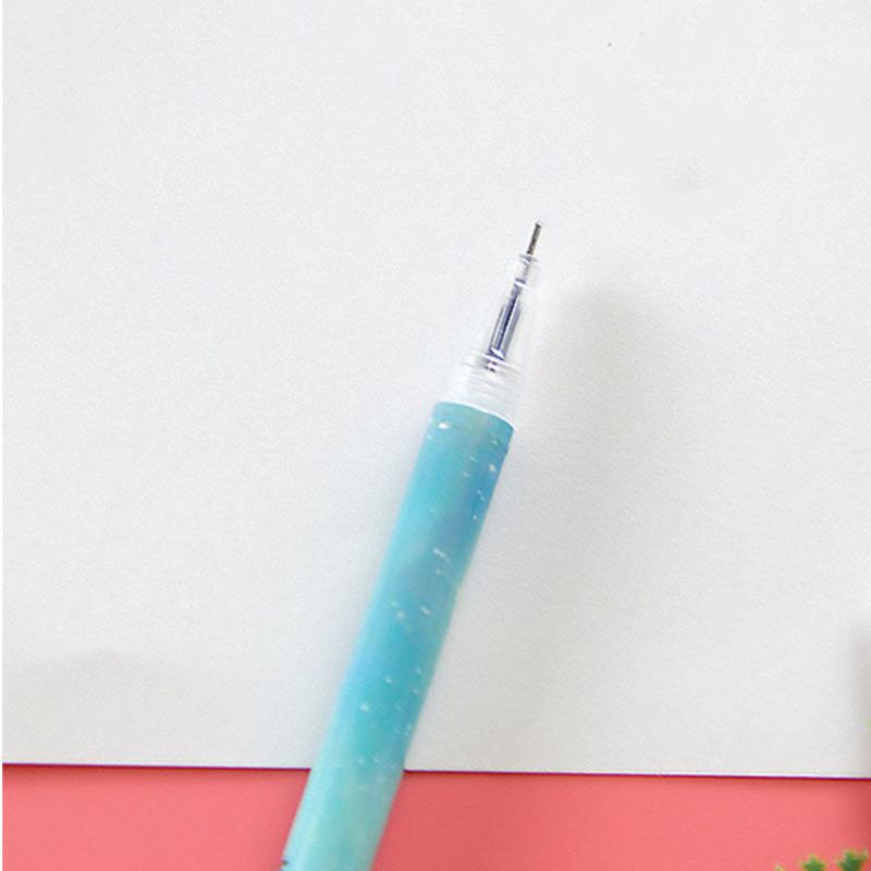 1 Piece Cute Cartoon Crystal Gel Ink Pens Kawaii Stationery Material Office School Supplies Gifts Gel Pen