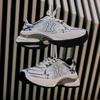 MLB New York Yankees Running Shoes Unisex Low Top Silver/Gray 3ARNSPL4N-50GRL