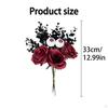 Halloween Bouquet Artificial Flower Prop Ornament Spooky Decorative Cuttings Bunch for Party