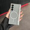 Applicable To Samsung Galaxy ZFold7 Folding Mobile Phone Case Matte Skin Feeling ZFlip7 Central Axis Magnetic Suction W25 Protection