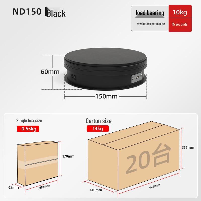 Turntable King Rotating Display Stand for Photography & Live Streaming
