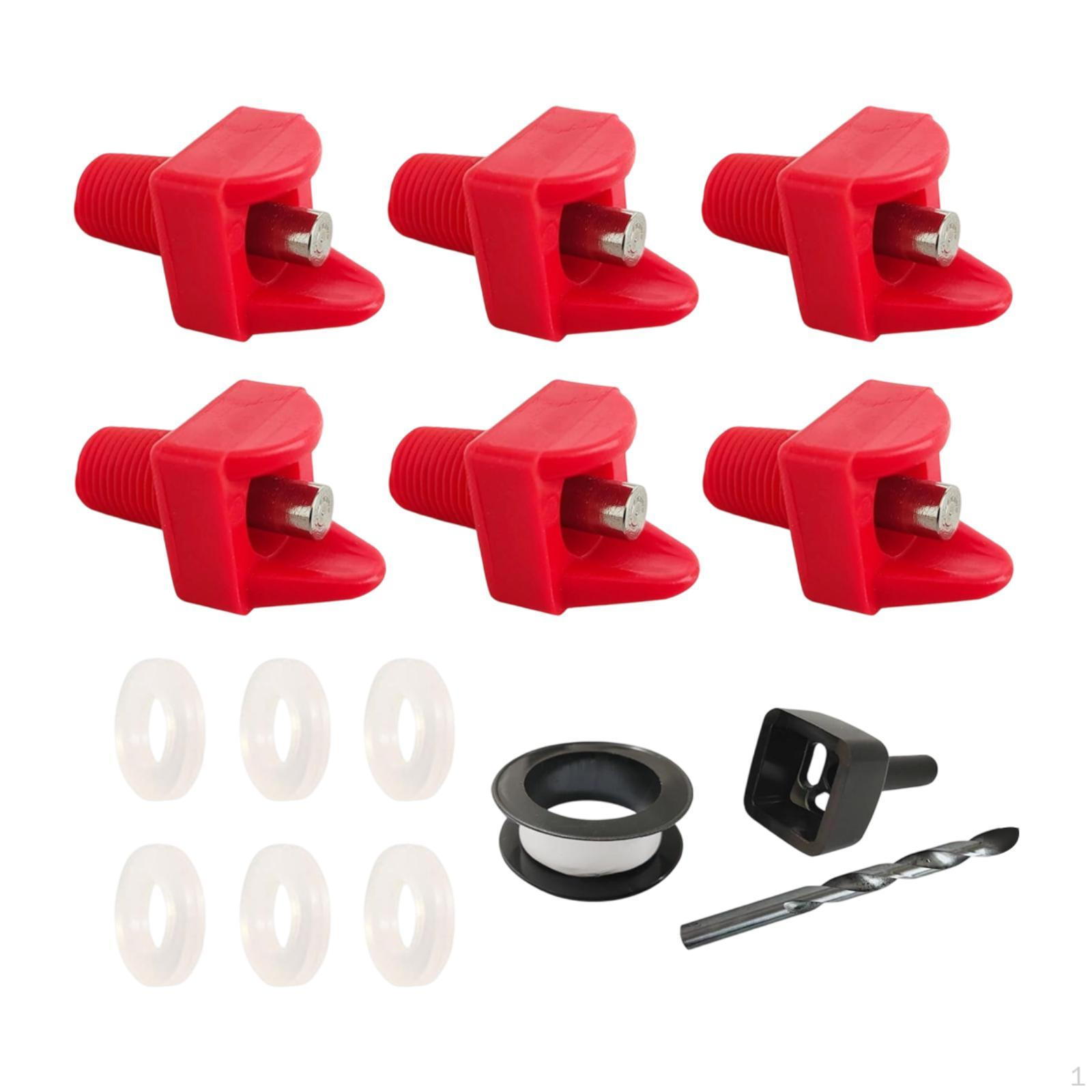 

Горизонтальная поилка для кур, для гусей, цыплят, курятника, уток 6pcs