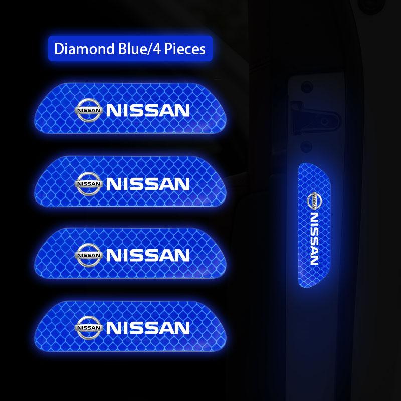 

Car Door Reflective Sticker Night Light Warning Decal For Nissan Qashqai Juke Pulsar Sentra Altima Patrol Micra Rogue Almera синий