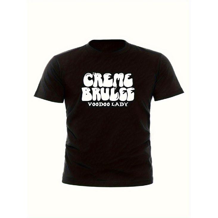 The League of Gentlemen Creme Brulee Voodoo Lady T-Shirt - Black & White Bold Logo Print Retro TV Show Inspired Tee, Unisex Regular Fit Short Sleeve S чёрный