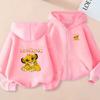 Kids Cardigan Hoodie Zipper Style Sweatshirt Girl Boy 3-12Y Leisure Fashion Long Sleeves Coat Clothes Anime Film Print Loose Top