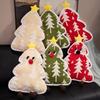 Christmas Tree Plush Throw Pillow Lovely Soft Stuffed Toy Cozy Sofa Cushion Warm Winter Gift Home Holiday Decoration