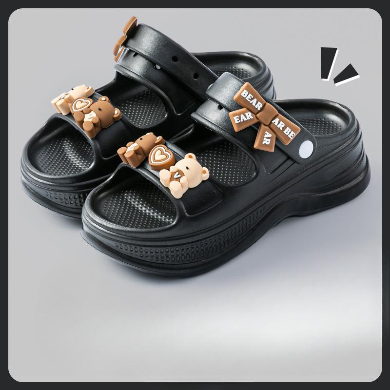 The New Style of Shoes Can Be Worn As Thick-soled Indoor Anti-slip and Anti-odor Flip-flops