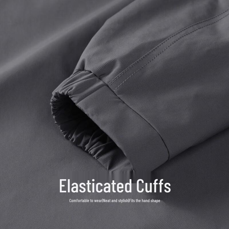 Mark Fairwhale Tech-Style Hooded Windbreaker Jacket