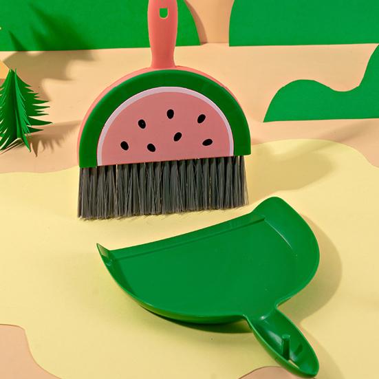 2 ks/sada Smeták Lopatka Sada Vzor ovoce Malá Přenosná Měkké štětiny Klávesnice Stolní počítače Rohy Mini Čisticí sada