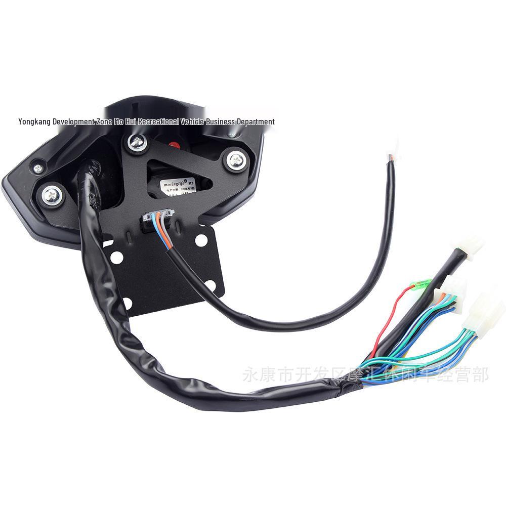 ATV Beach Buggy LCD Speedometer & Odometer for 150-250CC with Gear Position Indicator.