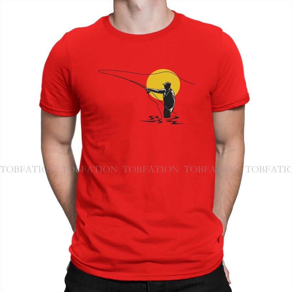 ZX Fisherman Fishing Vintage Tshirt Graphic Men Tops Vintage Punk Summer Short Sleeve Cotton Harajuku T Shirt