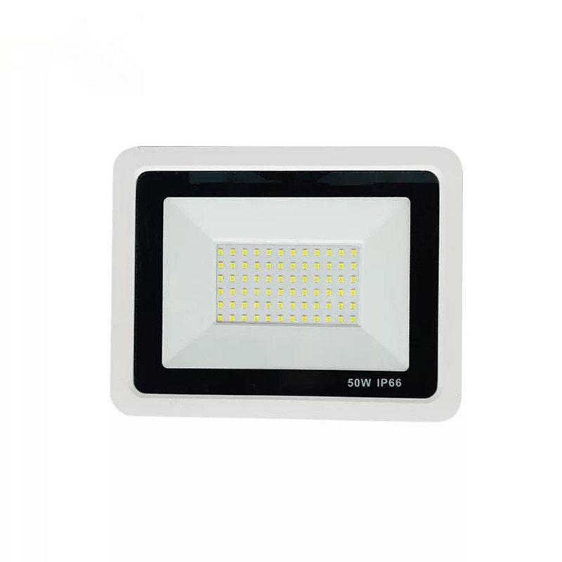White Shell Spotlight Ultra Thin Led Flood Light Spotlight Outdoor AC220V IP65 Path Garden Street Gate Wall Lamp Flood Lighting