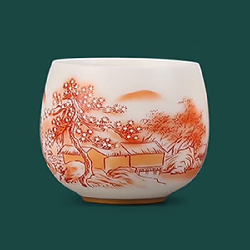 Chaxun Dehua White Porcelain Master Teacup