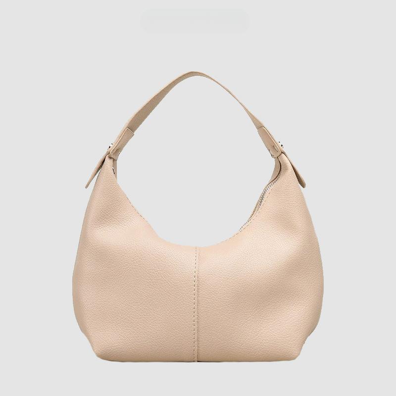 Neue Knödeltasche aus PU-Leder mit Litschi-Muster für Handtaschen, modische und vielseitige Umhängetasche für den Weg zur Arbeit