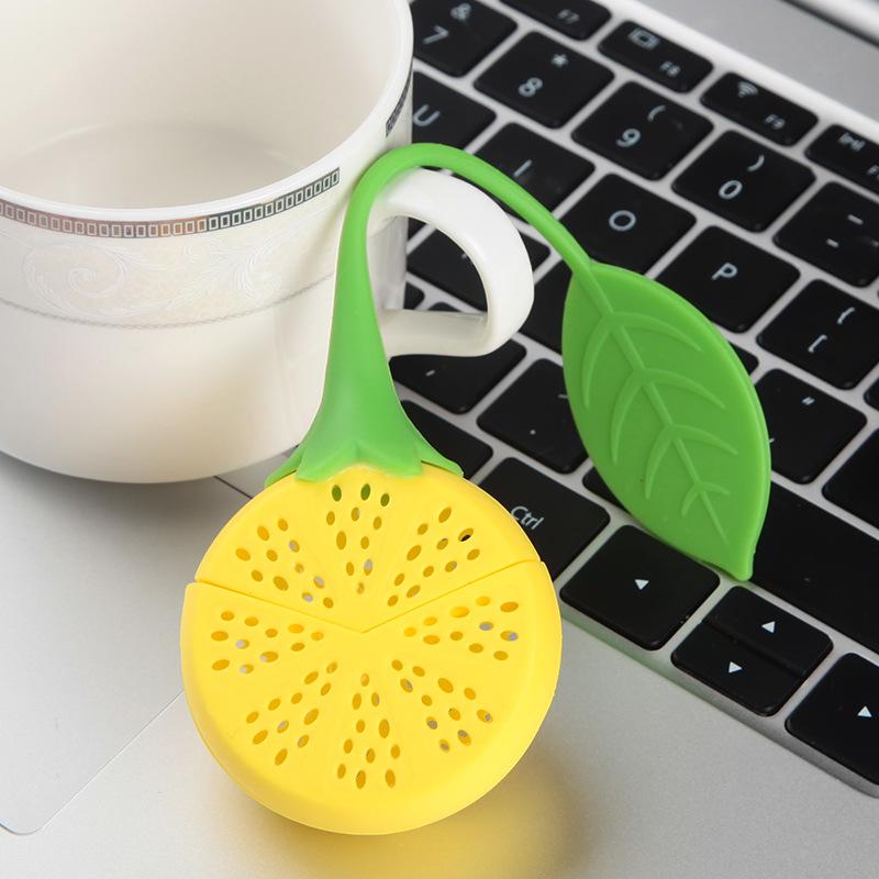 

Silicone Lemon Shape Tea Infuser Teapot Tool Teabag Kettle Loose Tea Leaf Strainer Ball Holder Herbal Spice Filter Kitchen Tool жовтий