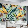 Tropical Landscape Wallpaper 3d Stereo Pastoral Color Leaves Photo Mural Bedroom Theme Hotel Restaurant Wallpaper