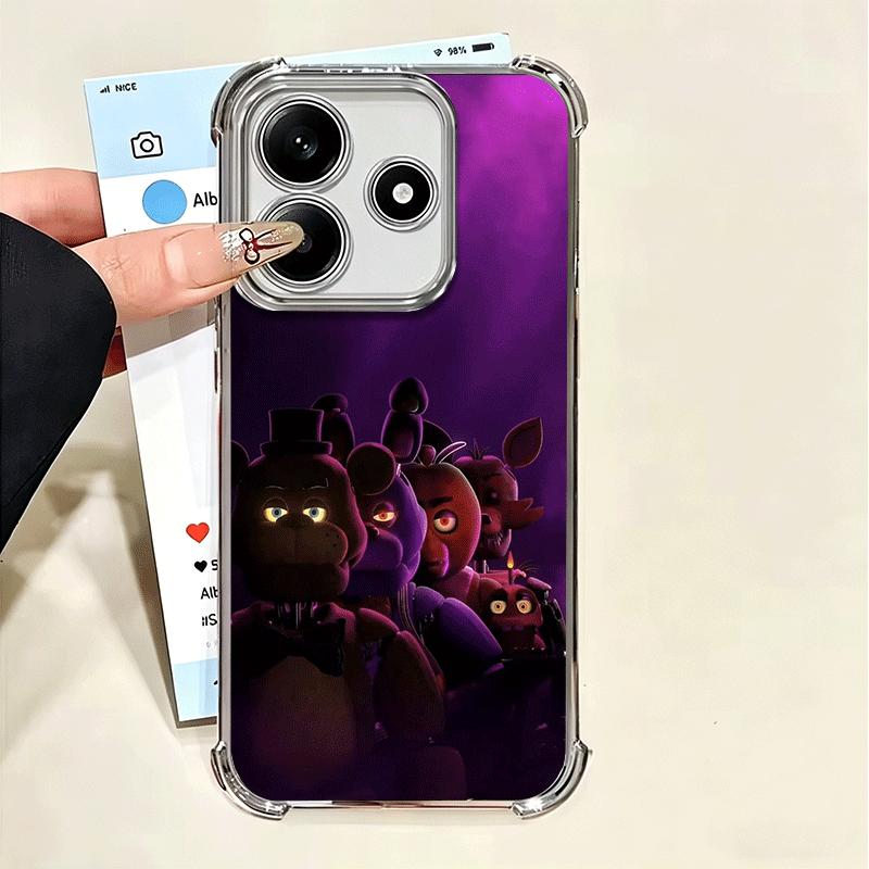 

Five N-Nights At F-Freddys Soft Phone Case For Xiaomi Poco X7 X8 Pro Max X6 X5 X3 F8 Ultra F7 M8 M7 M5S Redmi 15C 15A 15 14C 13C Xiaomi Redmi 12