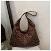 2025 Women's Large Capacity Leopard Print Shoulder Tote & Bucket Bag