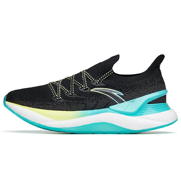 

ANTA Chuang 2.0 Pro Running Shoes Men Low Top Black/Yellow/Blue 40