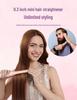Korean Portable Ionic Hair Straightening & Curling Comb - Dual Purpose Wireless Set