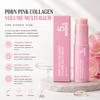 PDRN Růžový Kolagenový Objemový Multi Balzám - Hydratační Zpevňující Liftingový Face Stick, Přenosný Hydratační Balzám pro Rozjasněnou Pleť - 30ml