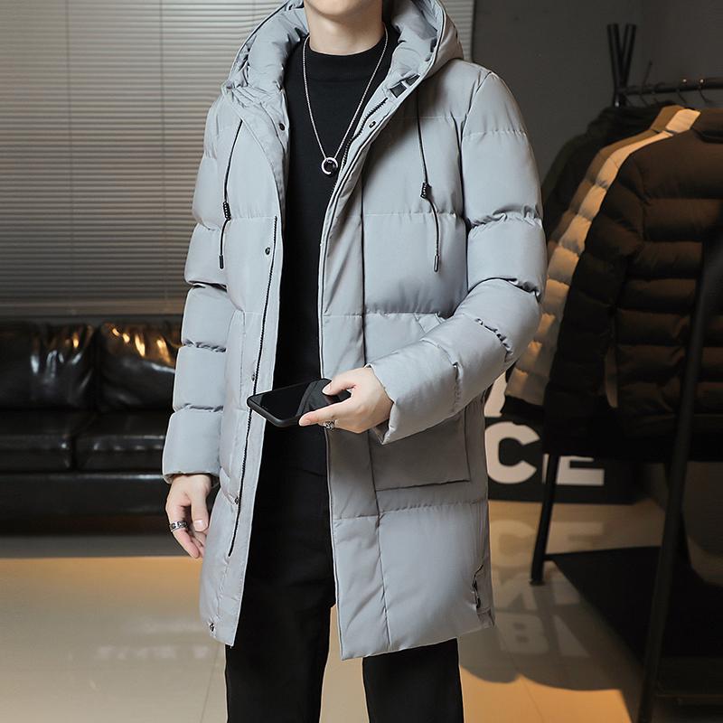 Slim Fit Jackets New Winter Jackets For Men Hooded Casual Long Cotton Jackets Thicker Warm Parkas New Male Outwear Winter Coats