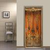 Spray Pattern DIY Door Wall Stickers Home Decor Living Room Children Room Porch Removable Waterproof Self-adhesive Wall Paster