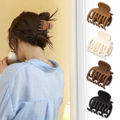 Fermaglio per capelli con texture smerigliata, piccolo artiglio per capelli da donna, design antiscivolo, accessorio per lo styling dei capelli