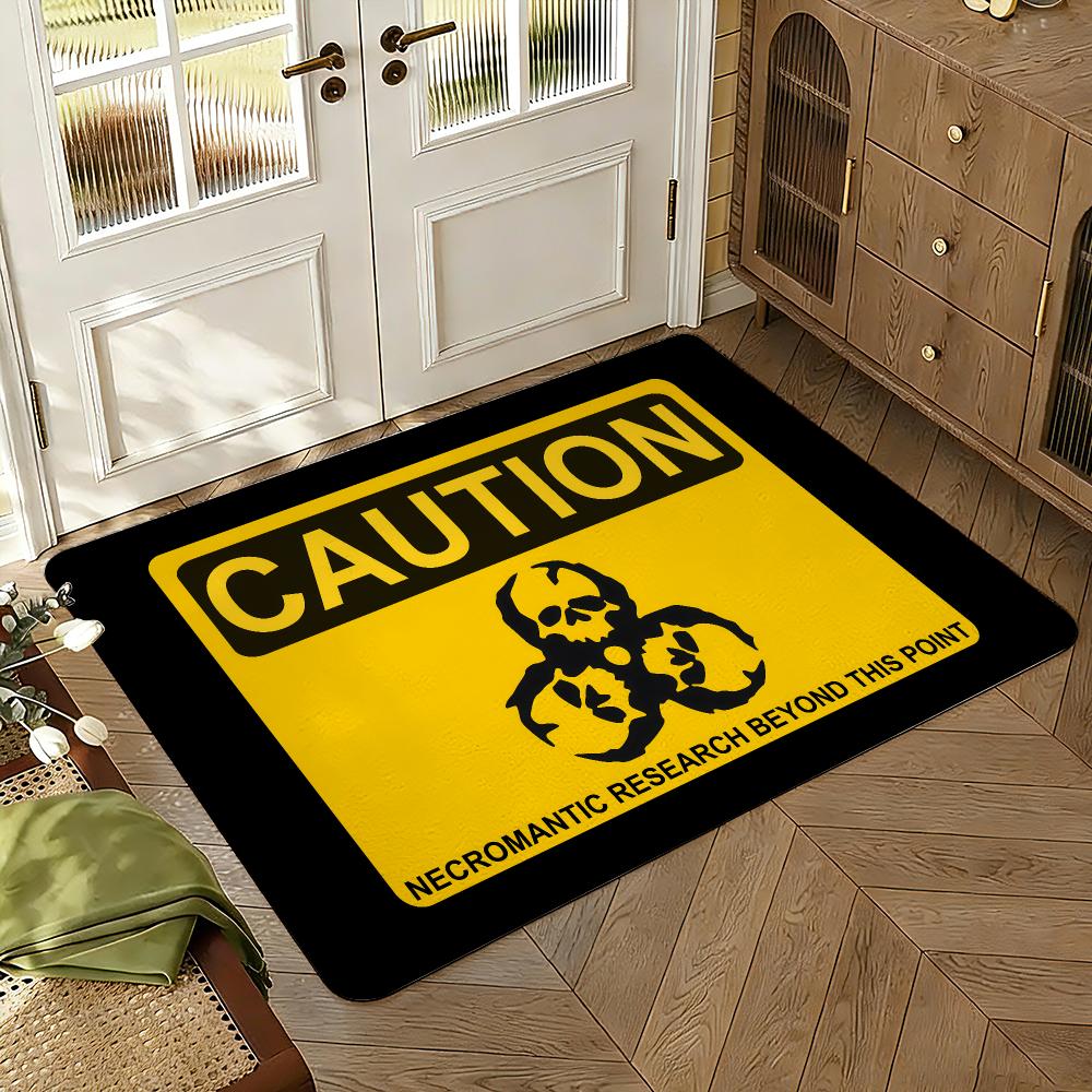 Resident-Evils Horror Game Movie Floor Mat Soft Thickened Absorbent Non-Slip Bedroom Living Room Door Mat Home Flannel Rugs