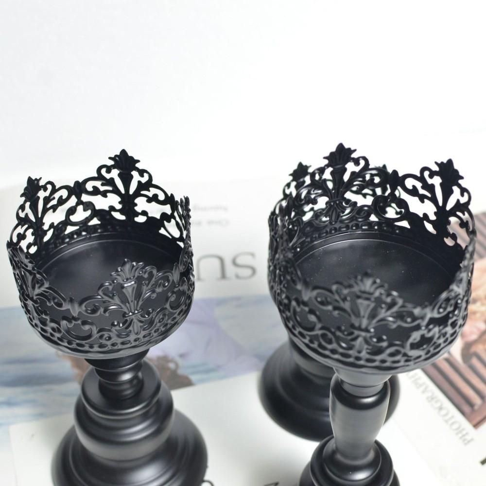 1PCS Metal and Iron Candlestick Holder Retro Candle Stand  Europe Wedding