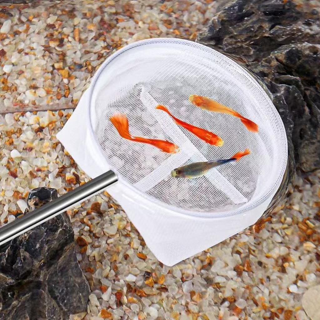 Retractable Fishing Net With Ergonomic Handle For Efficient Catching And Easy Storage for Various Water Environment