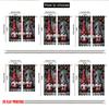 2pcs 2D flat printing Christmas Hot Curtains Christmas Gnomes Gifts Snowflakes Digital Printed Polyester Drapes Festive Curtains