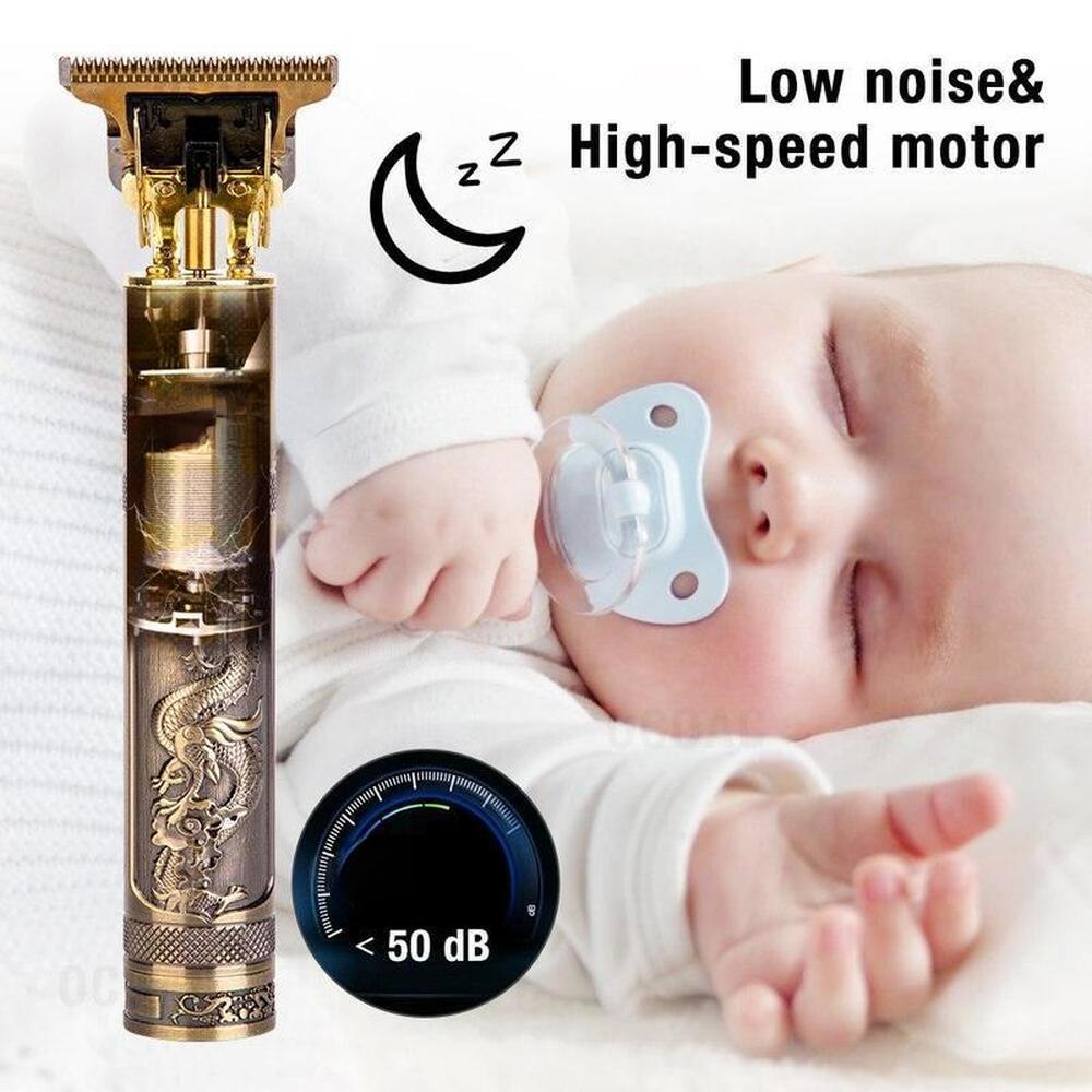 Trymer ze stali nierdzewnej/abs dla mężczyzn maszynka do strzyżenia włosów maszyna do ścinania włosów profesjonalny trymer do łysiny broda elektryczna maszynka do golenia USB Barbershop