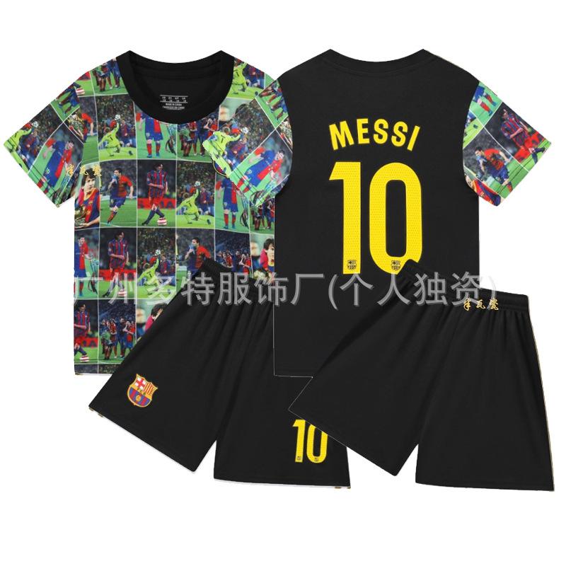 2 New children's football jersey set Boys and girls games game jersey Kindergarten performance jersey jersey