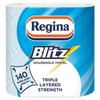 Regina Blitz 3 Ply Kitchen Roll (Pack of 2)