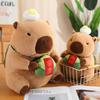 New Kapibara Plush Toy Dragon Boat Festival Zongzi Capybara Stuffed Doll Holiday Decoration Props