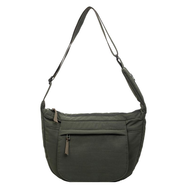 Large Capacity Solid Color Commuter Shoulder Bag Women's Crossbody Bag