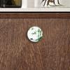 Gold Rim Cabinet Knobs Circular Shape Drawer Knobs Creative Door Knobs  For Kitchen Cabinet
